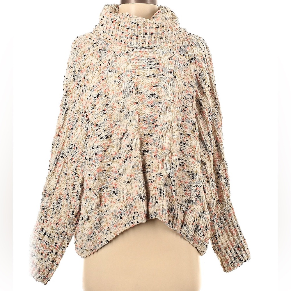 Moon & Madison Confetti Turtleneck Sweater